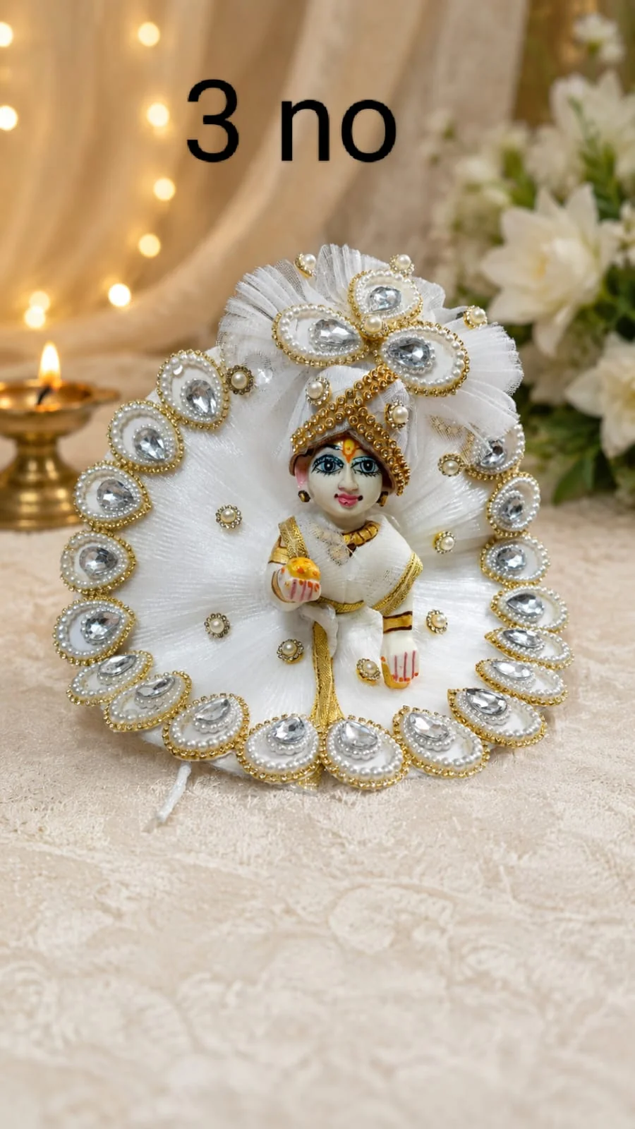 Laddu Gopal Velvet Dress